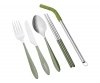 Zestaw sztućców ze stali nierdzewnej MIZU Urban Cutlery Set zielony army green